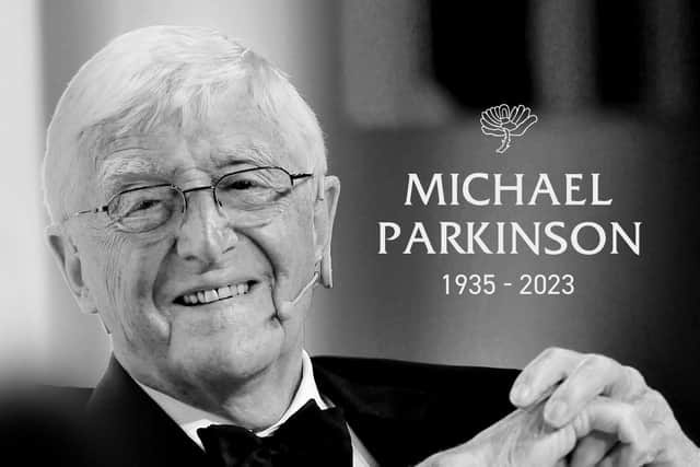 Sir Michael Parkinson who passed away, aged 88, in 2023.
