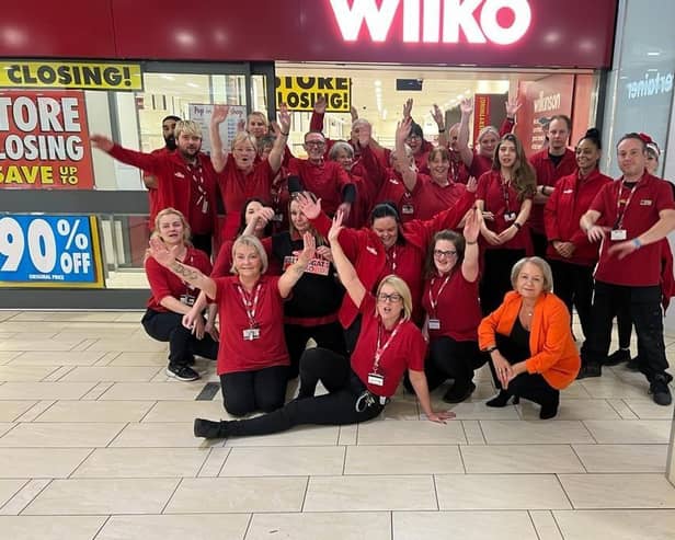 Dame Rosie Winterton was there as staff at Doncaster Wilko made an emotional farewell.