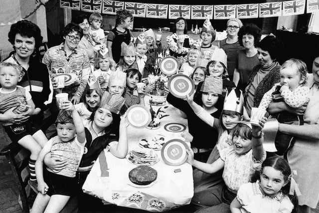 Sheffield's Southey Crescent residents held a party in Southey Methodist Church to celebrate the Queen's Silver Jubilee in June 1977