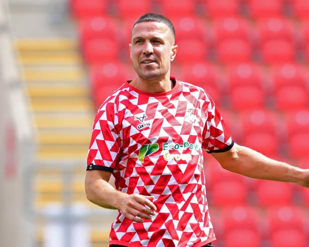 Doncaster Rovers' captain Richard Wood.