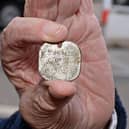 Metal detectors can unearth all sorts of treasures like this ID tag found in Doncaster