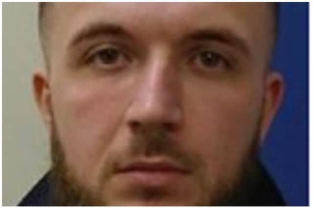 Lewis Peters, 26, is wanted after failing to return from his release on temporary licence to HMP Hatfield in Doncaster