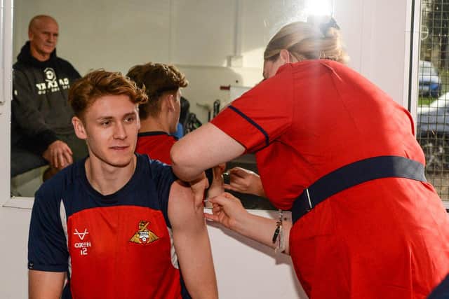 Doncaster Rovers have got behind the NHS’ flu vaccination campaign