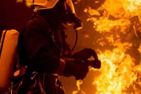 Two vehicles were set on fire