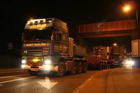 Police will be escorting these loads over the next few nights