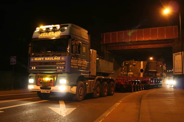 Police will be escorting these loads over the next few nights
