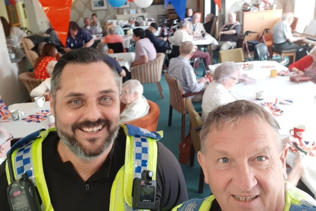 South Yorkshire Police started the bank holiday King’s Coronation celebrations early.
Officers visited Warmsworth Coronation coffee morning and Swallowdale Residential Coronation party to join the celebrations and speak to residents about any of their concerns ahead of the weekend.
A spokesman said: "With the prospect of a busy weekend in store, we were asking people to consider if they need to contact us and, if they do, what the most appropriate way to do it is."