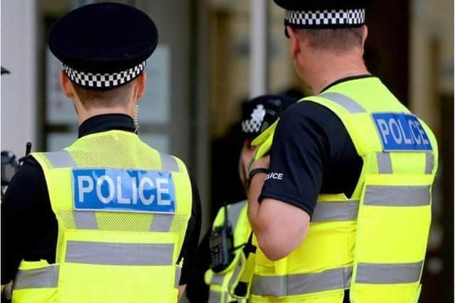 Police arrested a man in Saffron Drive.