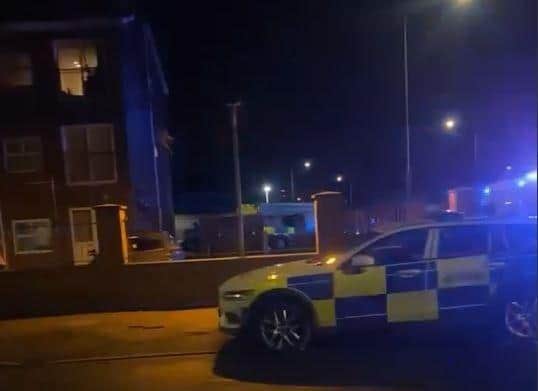 Emergency services have been at the scene in Scawthorpe overnight.