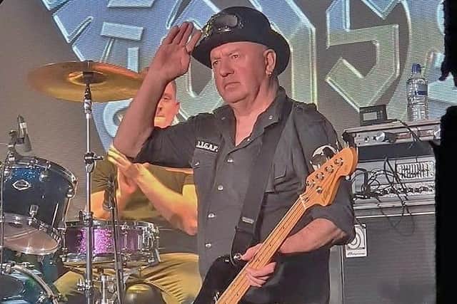 Steve Dawson, a founding member of heavy metal band Saxon, stepped down from a new incarnation of the band, Oliver Dawson Saxon in 2021.  (Photo: Oliver Dawson Saxon).