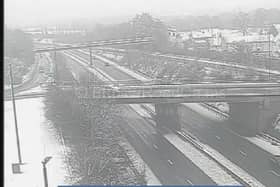 Both lanes of the A1(M) at Doncaster currently closed due to a broken down vehicle.