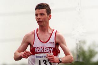 Doncster Half Marathon 1997 - runner from Askern.