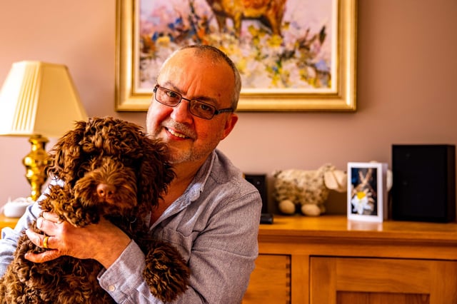 Paul, and his puppy Milo