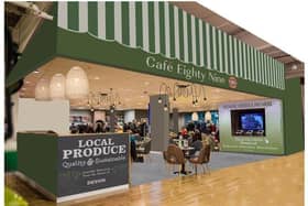 Designs from The Range showing what the new cafe will look like.