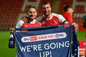 Former Rovers aces Alfie May and Matty Blair have played key roles in Cheltenham's rise to League One
