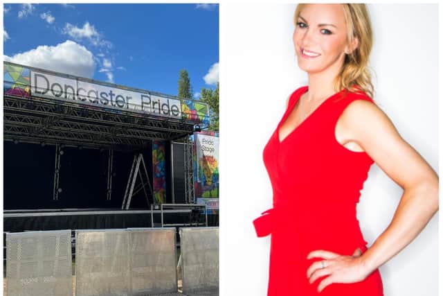 Stephanie Hirst will headline Doncaster Pride this year.