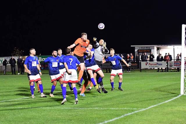 Harworth Colliery v Dinnington Town. Photo: Mushimages