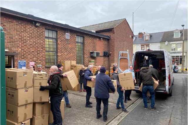 Hundreds of boxes of aid donations have been sent out to Ukraine from Doncaster.