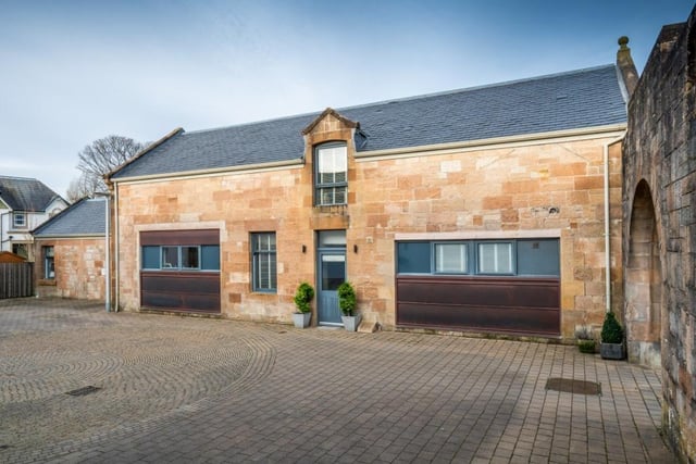 The property is within an exclusive part of Bearsden.