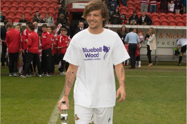 Louis Tomlinson is a keen Bluebell Wood supporter.