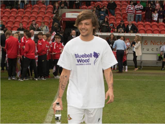 Louis Tomlinson is a keen Bluebell Wood supporter.