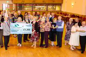 Dancers hand over proceeds to hospice