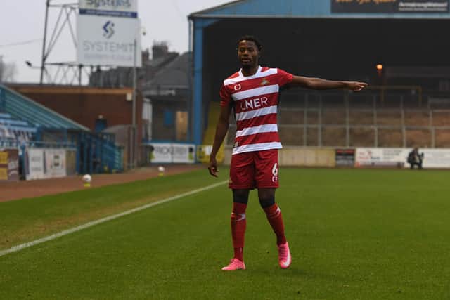 Madger Gomes made his return to action in Rovers' trip to Carlisle. Picture: Howard Roe/AHPIX