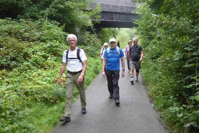 Members of Doncaster Ramblers on a walk from Cusworth Hall