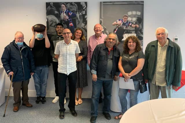 Participants at a recent session (L-R), Tony Bailey, Joseph Marrison, Aziz Ullah, Hugh Gallagher, Claire Hoyles, David Green, Clive Hayden, Michelle Hellewell and Brian Godfrey.