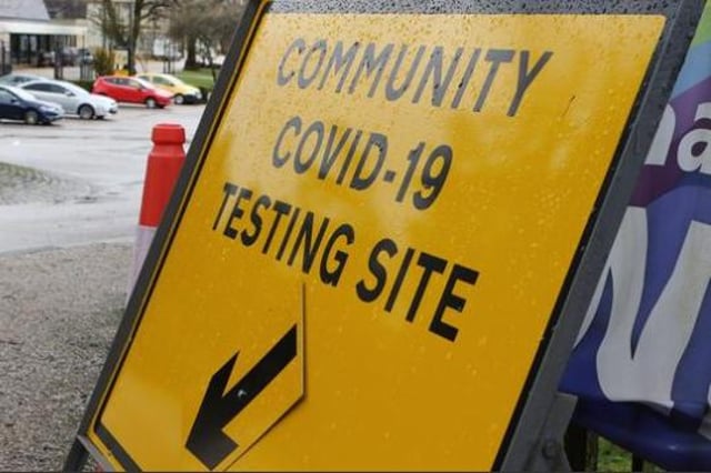 Covid testing station