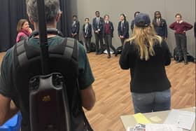 Students were keen to demonstrate their ability to recite and perform poetry in an engaging way