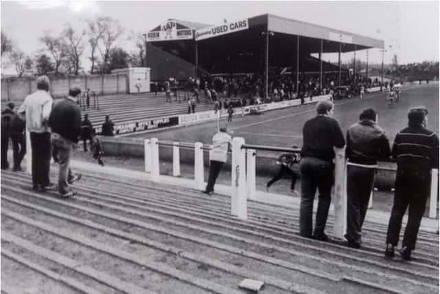 Action from Belle Vue in the 1980s.