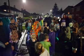 Residents of Clay Lane enjoyed a Halloween party.