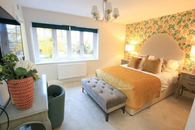 A bright and spacious double bedroom.