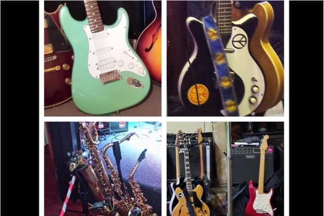 A haul of musical instruments were stolen from a van in Doncaster.