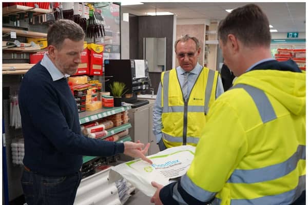 Doncaster MP Lee Pitcher visited Howarth's in Thorne.