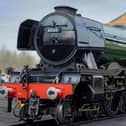 Flying Scotsman has returned to her Doncaster birthplace for a two day 100th birthday celebration.