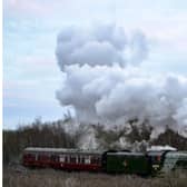 The Flying Scotsman steamed through Doncaster yesterday. (Photo: Brian Callery).