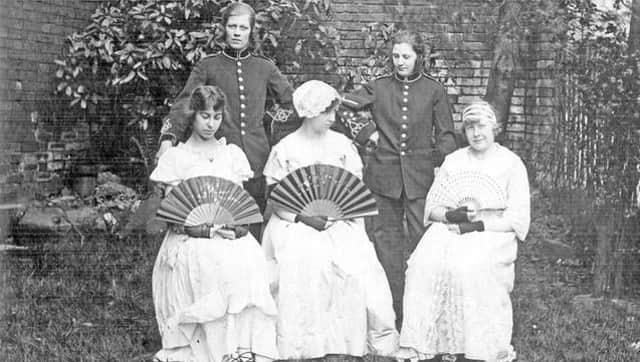 Cast of 'Quality Street', St. George's (Brook Hill) Girls Dramatic Society, 1917