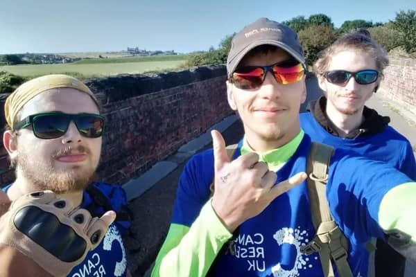 The trio rode all the way from Whitby to Doncaster in one day.