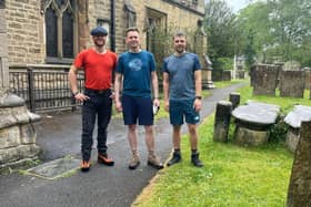 First stop St Anne's Church, Baslow.