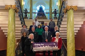 Representatives from Team Doncaster visit the Mansion House to mark the official city status bid submission date