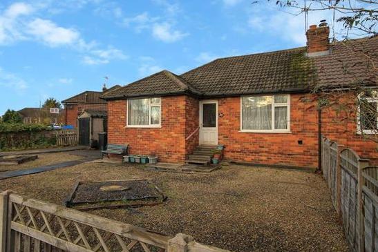 Three-bedroom bungalow on Forest Way, Harrogate - offers of more than £180,000.