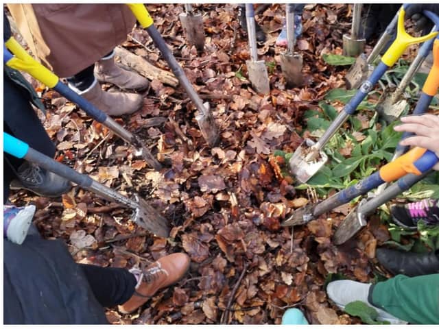 Muslim women from across Doncaster joined forces to plant trees.