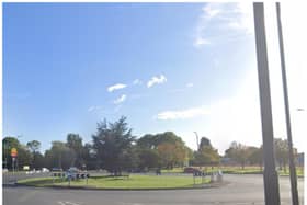 The petrol station is being built near to Sandall Park.