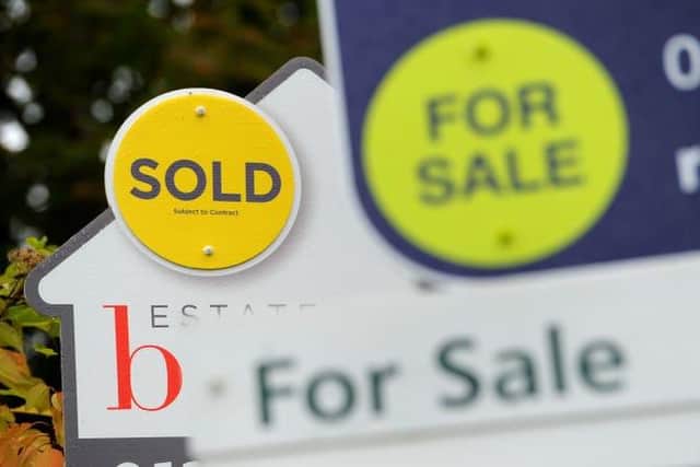 There's been a slight increase in house prices