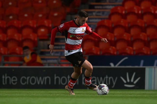 Made a brilliant run from his own half to win Doncaster a corner in the first period. Hit the woodwork in the second half. Looks full of confidence and is playing very well.