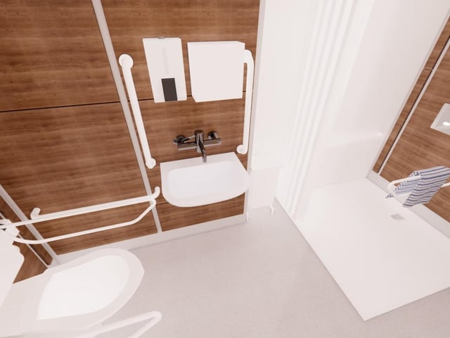 The bathroom