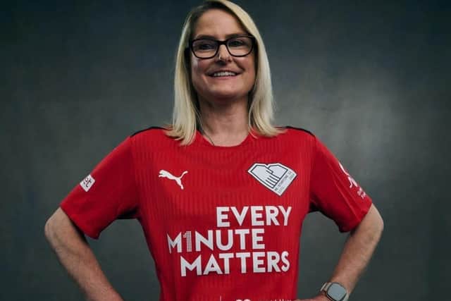 Clare Bailey survived a cardiac arrest and an urgent heart transplant.