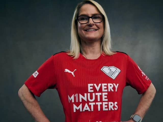 Clare Bailey survived a cardiac arrest and an urgent heart transplant.